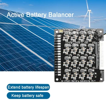 3S-17 Li-Ion Lipo Lifepo4 LFP Batérie Aktívny Ekvalizér Balancer BMS 1.2 Rovnováha, Prenos Energie Rada