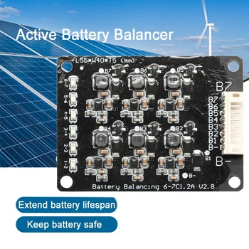 3S-7 Li-Ion Lipo Lifepo4 LFP Batérie Aktívny Ekvalizér Balancer BMS 1.2 Rovnováha, Prenos Energie Rada