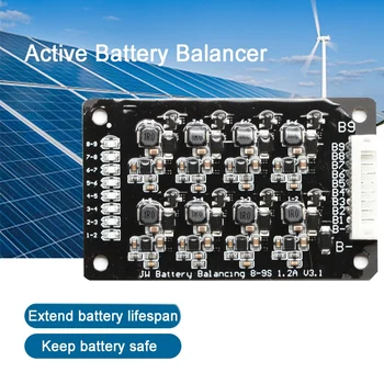 3S-9 Li-Ion Lipo Lifepo4 LFP Batérie Aktívny Ekvalizér Balancer BMS 1.2 Rovnováha, Prenos Energie Rada