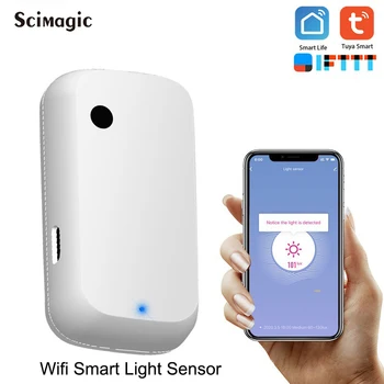 3ks Smart WiFi Svetelný Senzor AI Automatické Prepojenie Vykonanie Jas Detekcie Prepínač Tuya APP Riadenie Smart Home Automation
