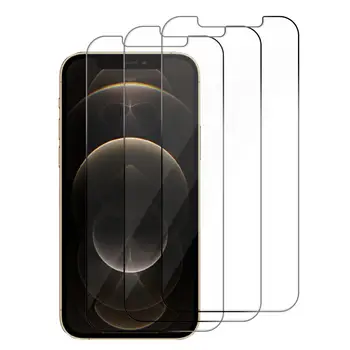 3ks Tvrdeného Skla Screen Protector Sklo Pre iPhone 12 Pro 6.1-palcový Ochranný Film Telefón 9H Anti Bluray Sklo Pre IPhone 12