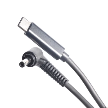(4.0x1.35mm) USB Typu C PD Prenosný Nabíjací Kábel Kábel Dc Napájací Adaptér DC Converter 4.0*1.35 mm Muž v Pravom Uhle 90 Stupňov
