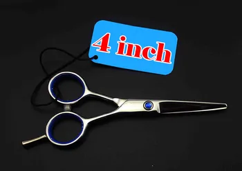 4 a 5 a 5.5 palcový High-grade nožnice na Obočie, vlasy nožnice titan nožnice lacné rednutie nožnice haircutter holič hrane