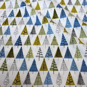 4 farby stromov, bavlna Twill Textílie podľa meter pre KUTILOV, Šitie, Prešívanie Šaty Materiál Pre Baby&Child