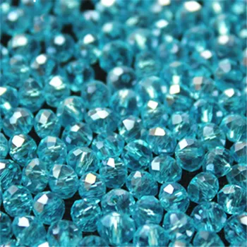 4 mm Light Blue AB Crystal Korálky, AAA Najvyššej Kvality Rakúskych Kryštálov Korálky,100ks, B457