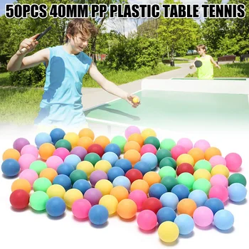 40 mm, Stolný Tenis Gule 2.4 g Náhodné Farby 50pcs Ping Pong Loptičku pre Vonkajšie Hry, Športové Príslušenstvo