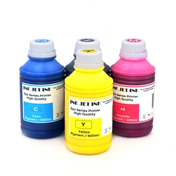 4Color *500 ML / Fľaša Nepremokavé Pigmentový Atrament Pre Epson IB09 IB07 pre Epson PX-M730F Tlačiareň