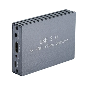 4K 60Hz USB3.0 HDMI Video Zachytiť 1080P USB Karty Dongle Converter pre OBS Zachytenie Hra Živé Vysielanie