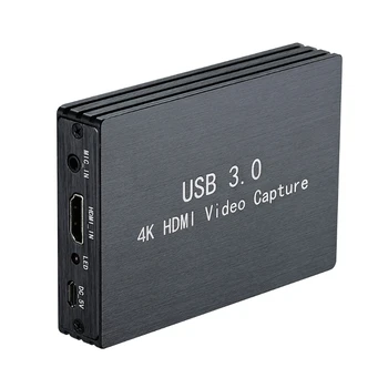 4K 60Hz USB3.0 HDMI Video Zachytiť 1080P USB Karty Dongle Converter pre OBS Zachytenie Hra Živé Vysielanie
