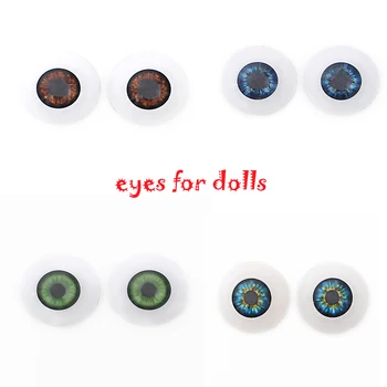 4pcs/veľa reborn akryl oči pre hračky, bábiky .22 mm 24 mm princezná batoľatá bábiky a príslušenstvo .modrá/zelená oči ,diy reborn súpravy oko