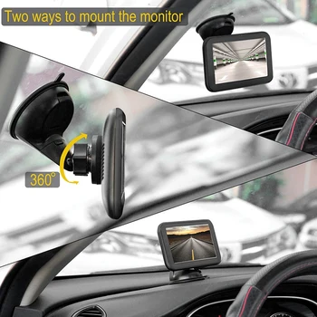 5 Palcový AHD Bezdrôtovú Automobilovú Spätného Zobrazenia Monitora, Vozidlo, Auto Sn Zozadu zálohovať Záznamník, Wifi, Fotoaparát