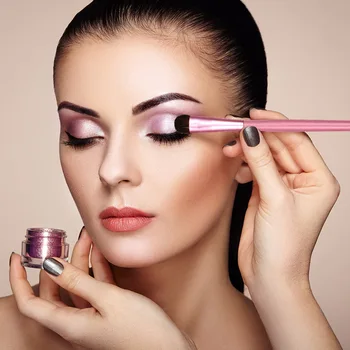 5 ks Pro Eye make-up Sada štetcov Make-Up Štetec Kozmetika Krása Nástroje Eyeshadow Očné linky, Obočia, Pier Prenosné Make-Up