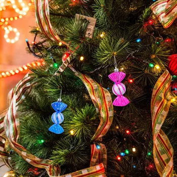 5 ks Vianočné Závesné Prívesok Candy Dekor Vianočný Strom Dekorácie