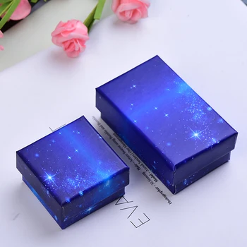 5 ks modrá luk šperky box rôznych štýlov, ktoré môžu byť použité pre darčekové balenie pridať glamour na šperky