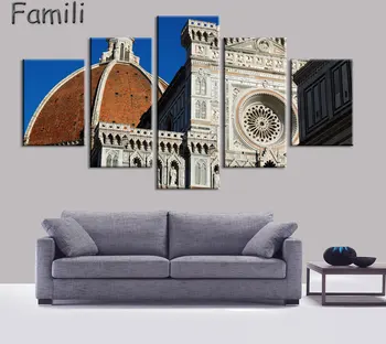 5 ks/set Toskánska v Taliansku Lúky kvety charakter krajiny obývacia izba domov steny moderného umenia plagáty, tlač,maľba na plátno
