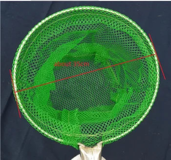 5 ks/veľa kovový krúžok rybárskeho čisté ruky Vstupnej Nylon sieť s Okami Športové Chytiť rybárske nástroj odlievanie siete.