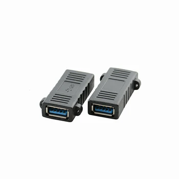 5 ks/veľa Štandard USB 2.0 3.0 Žien a Žien Zásuvky Panel Mount Adaptér Konektora usb Sync Plnenie USB2.0 USB3.0 Adaptér