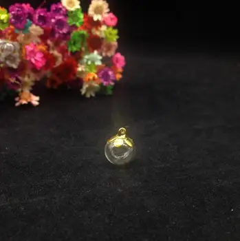 500pcs 10 mm veľkoobchod sklo svete klobúčikové nastaviť DIY Sklenenej fľaštičke prívesok náhrdelník sklenené fľaše, ktorí chcú dome kryt nádoby kúzlo gule