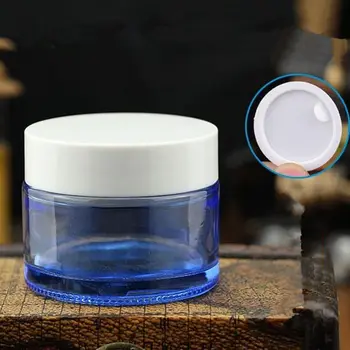 50g Sklenené Fľaše Krém Nádoby Prázdne Kozmetické Kontajner Veľký Jar pre DIY Krémy Krémy na jar nové