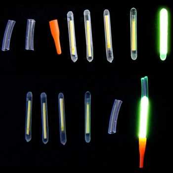50pcs 4.5*37mm Svetelný Rybárske Float Žiarivkové Svetlo Stick Rybárske Náčinie, Doplnky Žiary Stick pre Rybolov Nght