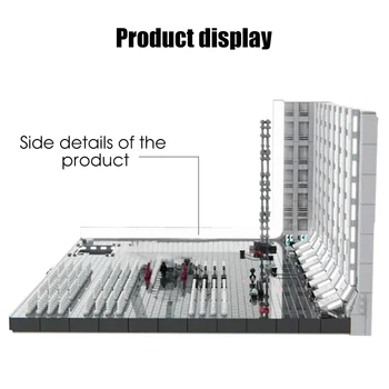 5403 KS Mesto Európy Street View MOC Vojenské Diorama Model Stavebné Bloky Tvorca DIY Zrkadlo Nastavte Tehly Hračky Pre Deti Darček