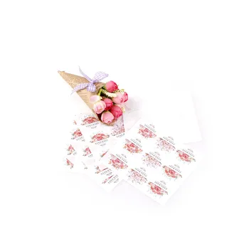 54pcs/veľa(6 Listov)Ručne vyrobené farebné kolo kvety motýľ Nálepky, Nálepky na kancelárske potreby Nálepky práve pre vás