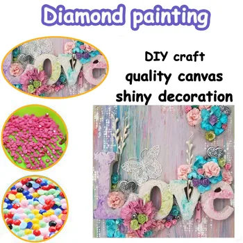 5D Žiarivý Diamant Maľovanie Tvorivé DIY Domáce Dekorácie 30x35cm Obraz Kamienkami Kolo Diamond Výšivky