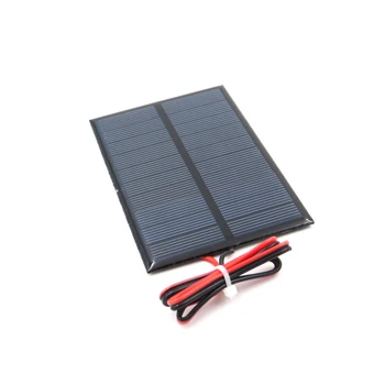 5V 250mA s 30 cm predĺžiť kábel Solárny Panel Polykryštalických Kremíkových DIY Nabíjačka Modul Mini Solárne drôtu, hračky