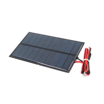 5V 250mA s 30 cm predĺžiť kábel Solárny Panel Polykryštalických Kremíkových DIY Nabíjačka Modul Mini Solárne drôtu, hračky