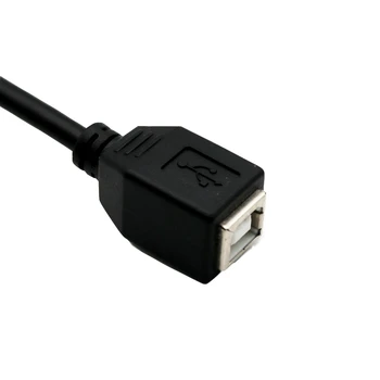 5x CAT5 RJ45 Ethernet LAN Siete Samec na USB 2.0 B zásuvkový Konektor, Tlačiareň Adaptér Konektor Kábel, Kábel 15 cm