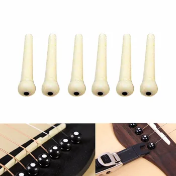 6 Ks Most Kolík Klasického Štýlu Dot Akustická Gitara Hudobné Strunové Nástroje Gitara Diely Príslušenstvo