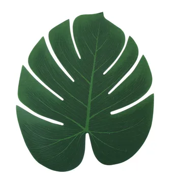 60Pcs Umelá Tropická Palmové Listy Korytnačka Leaf Simulácia List pre Havajskej Párty Jungle Beach Party, Vianočné Dekorácie