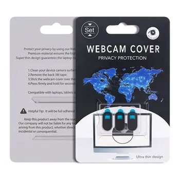 6Pcs WebCam Pokrytie Mobilného Telefónu ochrany Osobných údajov Nálepky Univerzálny Fotoaparát Pokrytie pre PC MacBook Počítač, iPad, Smartphone Echo Mieste Tablet