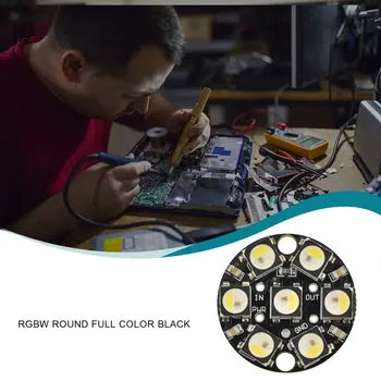 7-bitové SK6812 RGBW Kolo Farebný Krúžok S Led Integrované Ovládače Svetlo Vývoj Doska Lampa Panel Modul
