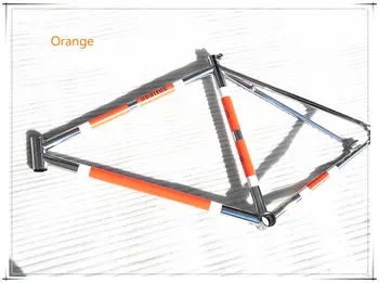700C 51cm Molybdenum Steel Road Bike Frame Plating Retro Cruisers Fix Gear Straight Tube Bicicletas Frame