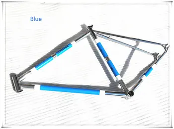 700C 51cm Molybdenum Steel Road Bike Frame Plating Retro Cruisers Fix Gear Straight Tube Bicicletas Frame