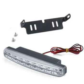 8 LED Auto-styling Denných prevádzkových Svetlo Autá hmla Jazdy, Denné svetlomety Pre Automatické Navigačné Svetlá Biela