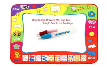 80 x 60 cm, Baby, Deti, Pridať Vodu s Magic Pen Doodle Maľovanie Obrazu Vody Kreslenie Hrať Mat v Kresbe Hračky Rady Vianočný Darček