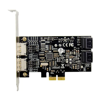 88SE9230 PCIe SATA3.0 RAID Karty 2-ESATA + 4-SATA RAID Rozširujúca Karta pre PC, Notebook