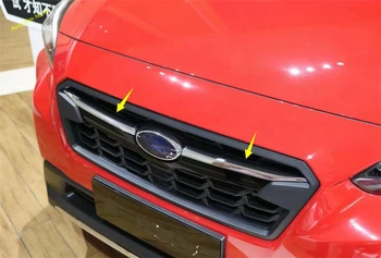 ABS Chrome Prednej Mriežky, Gril Ochrany Pásy Kryt Výbava vhodné Pre Subaru XV Crosstrek 2017 - 2020 Príslušenstvo
