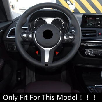ABS Volant Tlačidlá Rám Dekorácie Kryt Výbava Auta Styling-BMW 1 2 3 4 Série X2 F20 F33 F06 F12 M-Šport