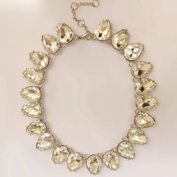 AD-xl20044/ sladké dievča šperky /vysokej kvality opal biela, opal tichom opál ružový, opal šedá,jasné waterdrop náhrdelník