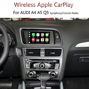 Aftermarket OEM CarPlay Video Rozhranie Riešenie pre AUDI A4 NON-MMI 6.5 Palcový Nízke Spec Podporu Google Mapa Waze Bluetooth