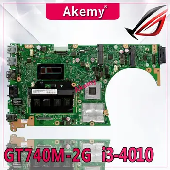 Akemy S551LB Notebook základná doska Pre Asus S551LB S551LN S551LD S551L Test pôvodnej doske 4G RAM, I3-4010 GT740M-2G