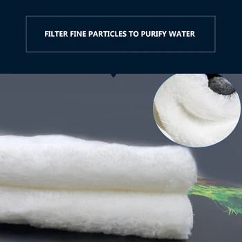 Akvárium Filter Pad polyesterových Vlákien Leštenie Filter Pad pre Čerstvej Vody Morské akvárium Vodné Dodávky Filter Príslušenstvo