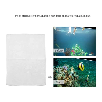 Akvárium Filter Pad polyesterových Vlákien Leštenie Filter Pad pre Čerstvej Vody Morské akvárium Vodné Dodávky Filter Príslušenstvo