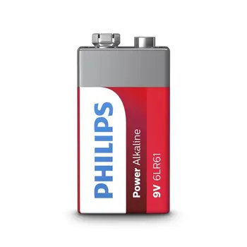 Alkalické Batérie Philips 6LR61 9V