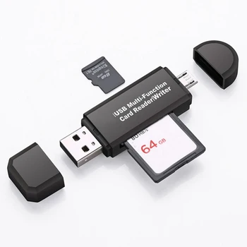 All in One Čítačka Pamäťových Kariet OTG Micro SD/SDXC TF Kariet USB 2.0 Mobile Card Reader pre PC Prenosný Počítač