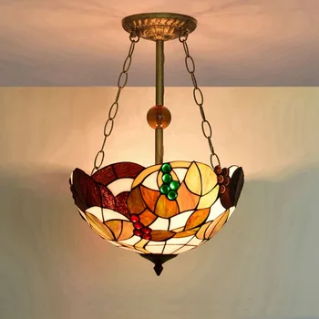 Americký Tvorivé Bar Reštaurácia Obývacia Izba Európskej Retro Vidieka Umenie Hrozna Visí Lampa Lampa 40 cm