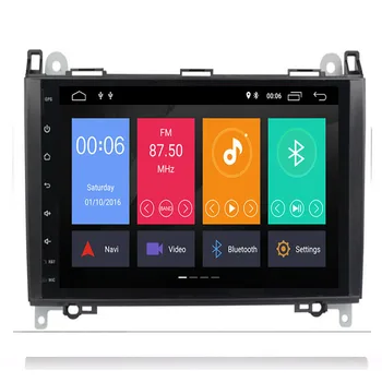 Android 10 2 Din 9-Palcový Auto DVD GPS Video Prehrávač Pre Mercedes/Benz/Sprinter/Viano/Vito/B-class/B200/B180 CANBUS 1G RAM Rádio